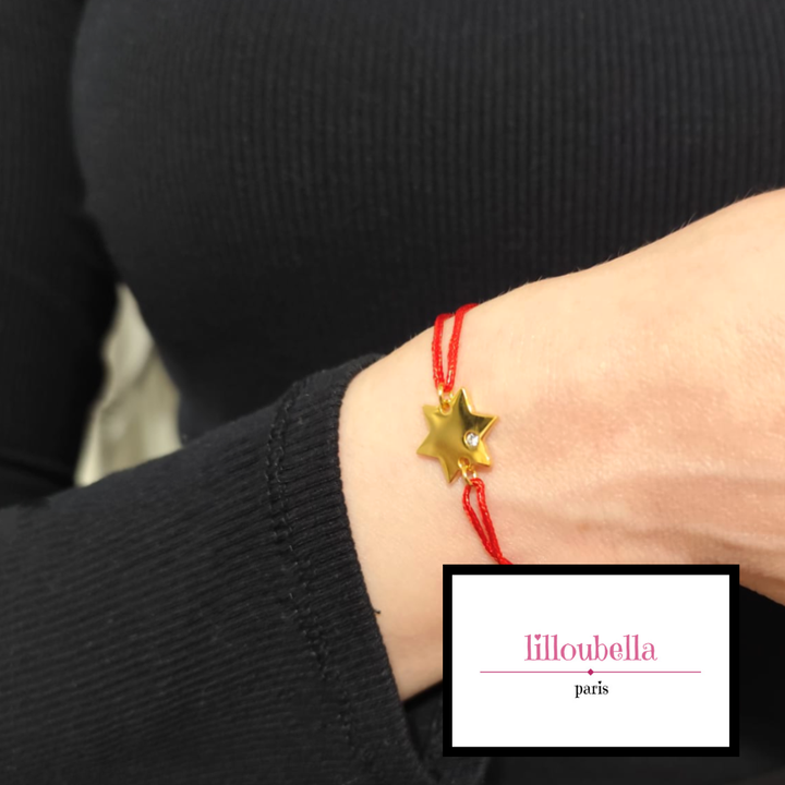 Lilloubella Paris Bracelet Fil rouge Ivy