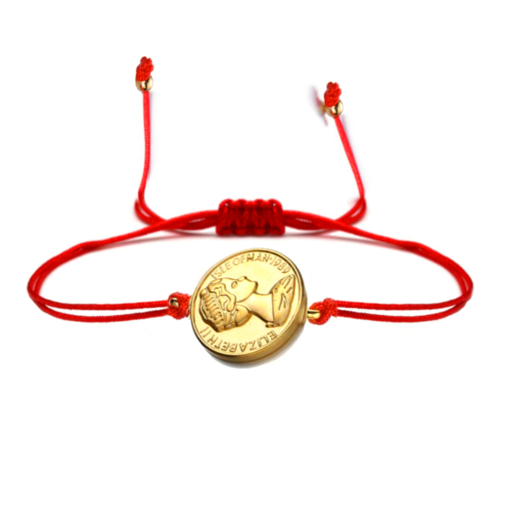 Lilloubella Paris Bracelet Fil rouge Pièce XL